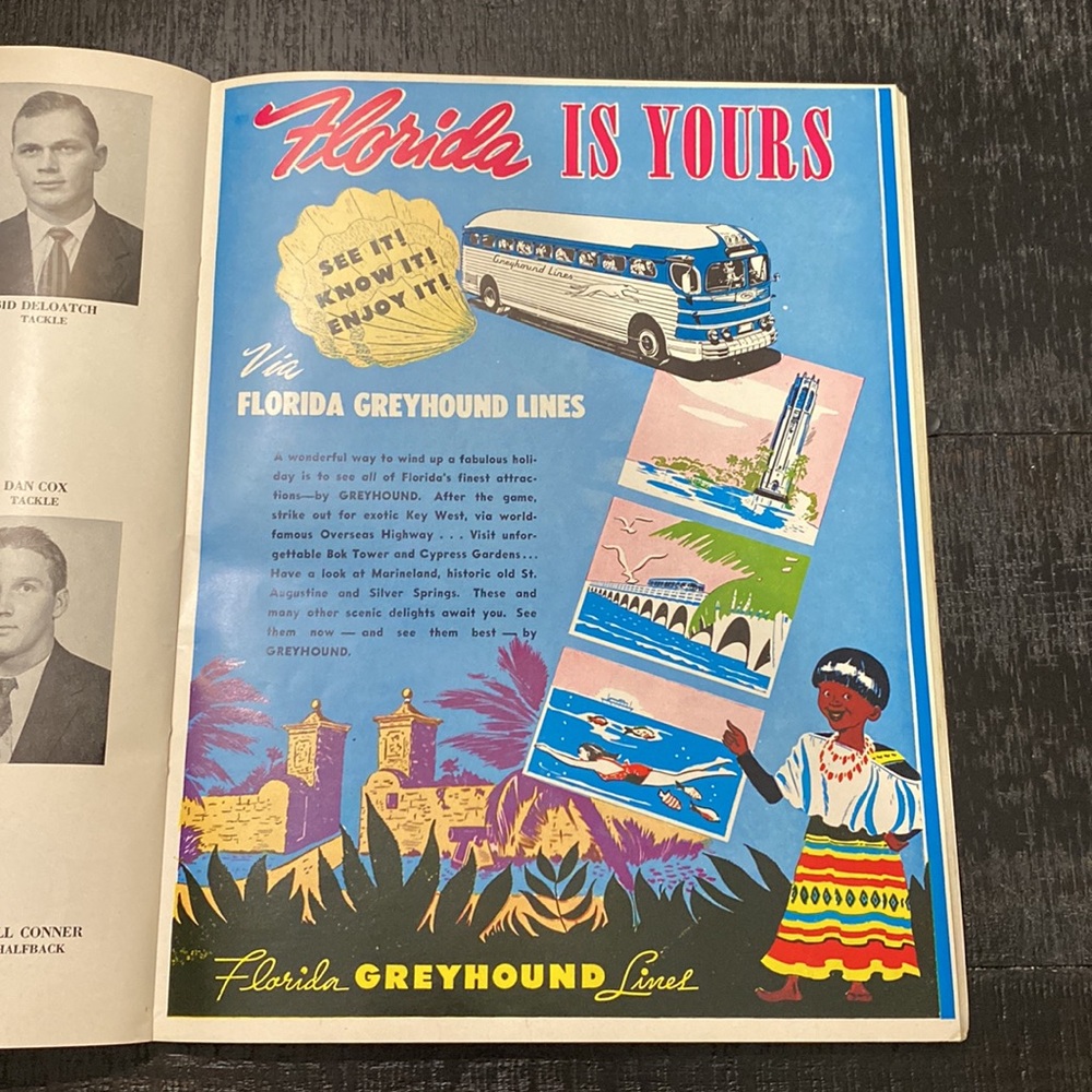 RARE 1955 Nebraska Vs. Duke Orange Bowl Football Program! - Picture 5 of 10